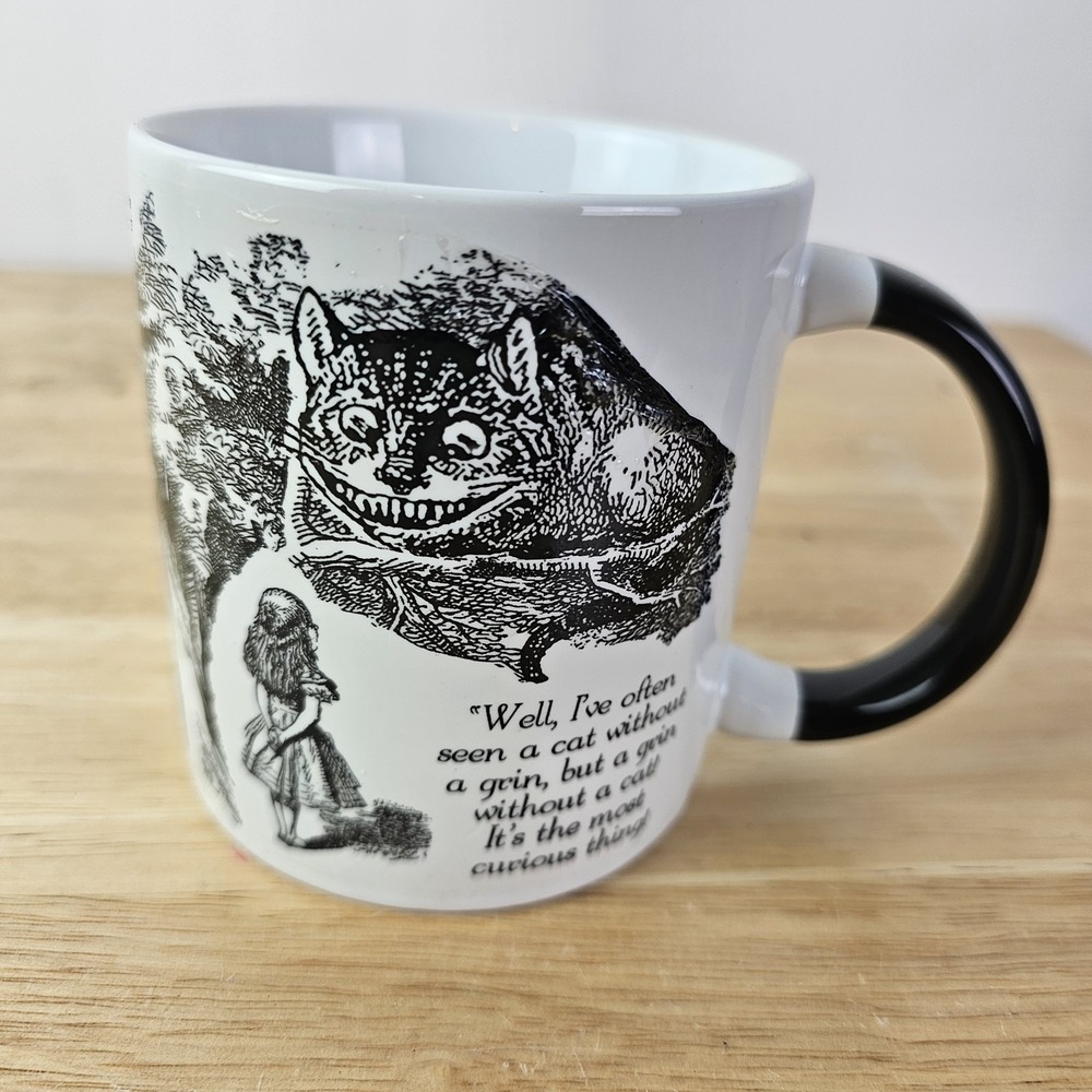 Alice in Wonderland Disappearing Cheshire Cat Mug 2015 Unemployed Philosophers